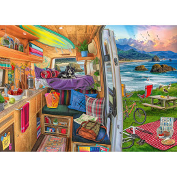 Puzzle Priveliste Din Rulota, 1000 Piese