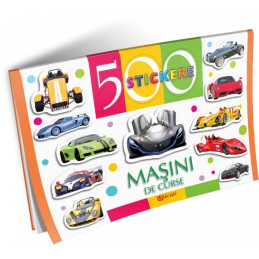 Carte A4 Unicart, 500 Stickere, Masini de curse