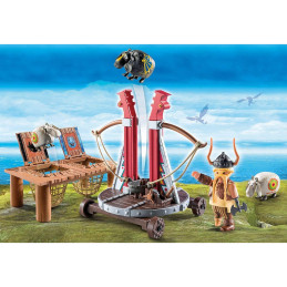 Playmobil - Dragons - Gobber Si Lansatorul De Oi
