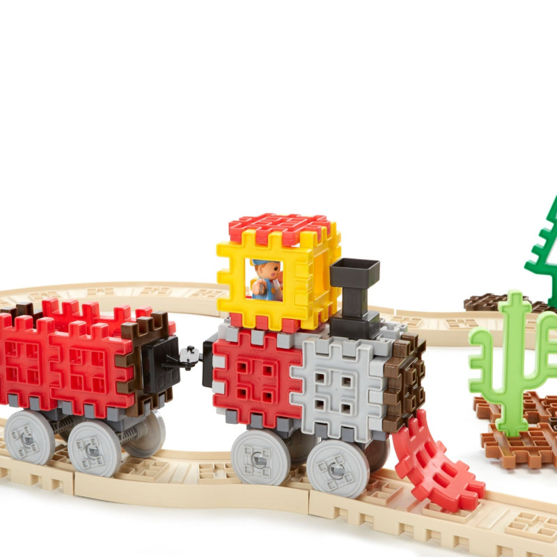 Blocuri De Constructie - Tren Cu Aburi