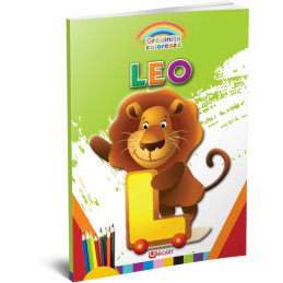 Carte de colorat A4, Leo, 96 pagini, Unicart