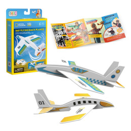 Cubic Fun - Puzzle 3D avioane care se intorc la 360 grade 20 piese