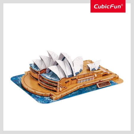 Cubic Fun - Puzzle 3D si brosura opera din Sydney 86 piese