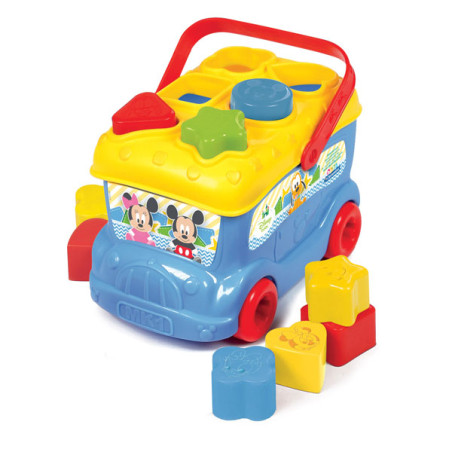 Disney Baby Clementoni - Autobuz De Sortat Forme Mickey