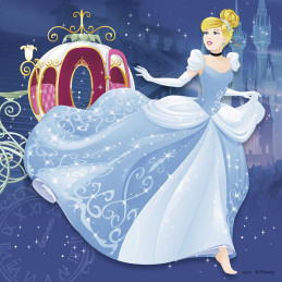 Puzzle Aventura Printeselor Disney, 3X49 Piese