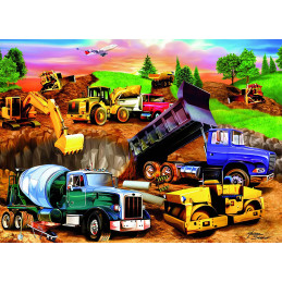 Puzzle Constructie, 60 Piese