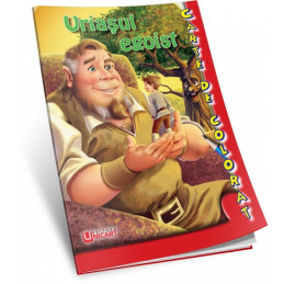 Carte de colorat A5, Cu poveste - Uriasul Egoist, Unicart