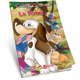 Carte de colorat A5, La Ferma, Unicart