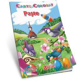 Carte de colorat A5, Paste, Unicart