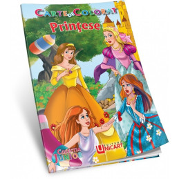 Carte de colorat A5, Printese, Unicart