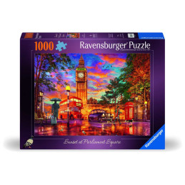 Ravensburger - Puzzle apus in piata Parlamentului 1000 piese design nou