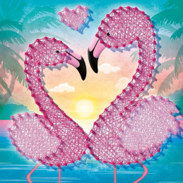Set Creativ Cu Ata: Flamingo Si Lama