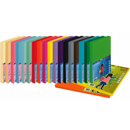 Carton colorat A4 Fabrisa 15467, 180g/mp, violet intens, top 50 coli