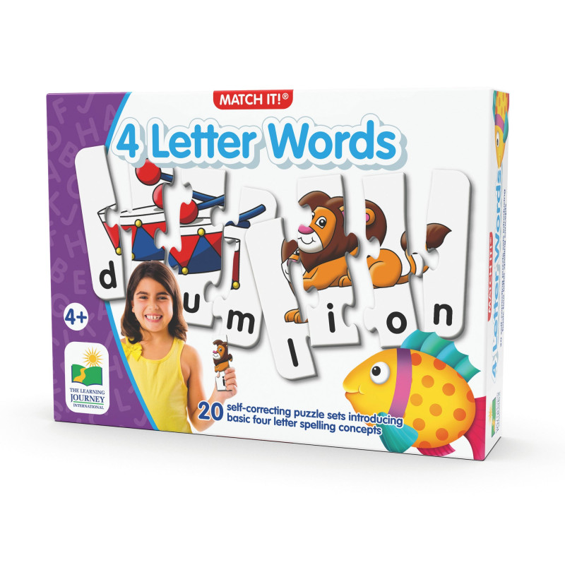 Puzzle Potriveste Cuvintele Din 4 Litere - Eng