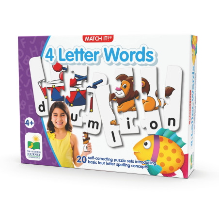 Puzzle Potriveste Cuvintele Din 4 Litere - Eng