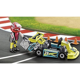 Playmobil - Set Portabil - Masinuta De Curse