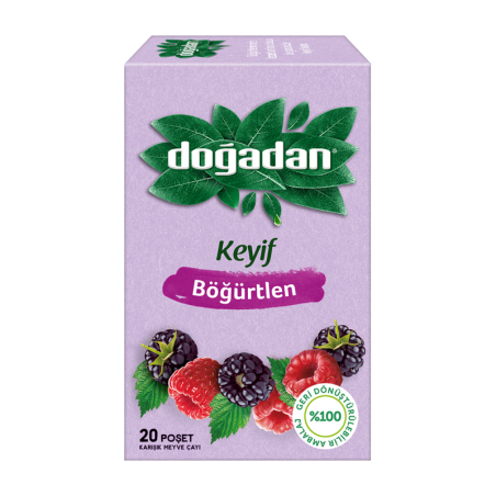 Ceai de fructe padure cu mure Dogadan 20 plicuri/cutie
