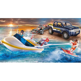 Playmobil - Camion Cu Barca De Viteza