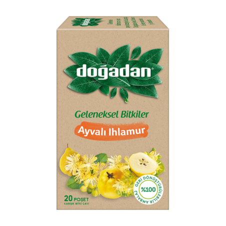 Ceai de plante din gutui si tei Dogadan 20 plicuri/cutie