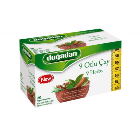 Ceai din amestec de 9 plante Dogadan 20 plicuri/cutie
