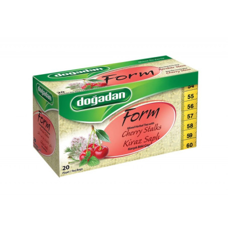 Ceai din mix de plante cu codite de cirese Dogadan 20 plicuri/cutie