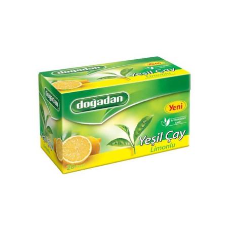 Ceai verde cu mix lamaie Dogadan 20 plicuri/cutie