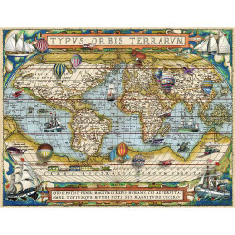 Puzzle Harta Lumii, 2000 Piese