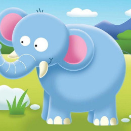 Puzzle Safari, 2/3/4/5 Piese