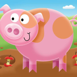 Puzzle La Ferma, 2/3/4/5 Piese