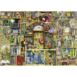 Puzzle Libraria Bizara, 1000 Piese