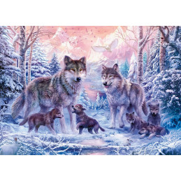 Puzzle Lupi Polari, 1000 Piese