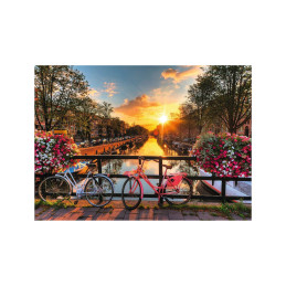 Puzzle Biciclete In Amsterdam, 1000 Piese