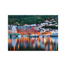 Puzzle Orasul Bergen, 1000 Piese