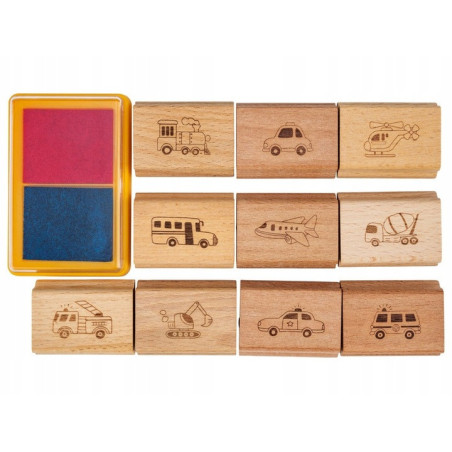 kidsmagicstore.ro|Set 10 stampile Vehicule49,00 lei49,00 leiStampile4055332013538