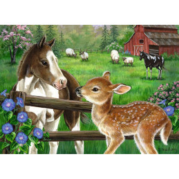 Puzzle Calut Si Caprioara, 60 Piese
