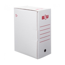 Cutie arhivare B4U 30265210, 15cm, carton, alb