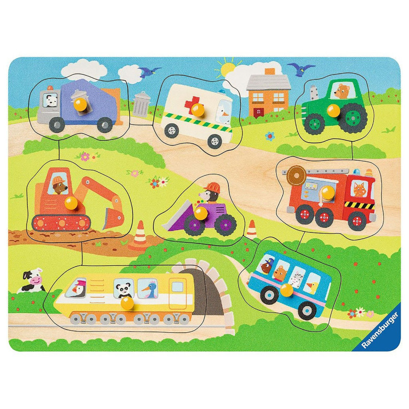 kidsmagicstore.ro|Primul Meu Puzzle Din Lemn Cu Vehicule, 8 Piese111,06 lei99,96 leiRavensburgerNoutati4005556036844