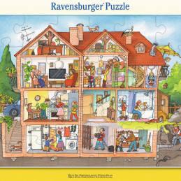 Puzzle Inauntrul Casei, 30 Piese