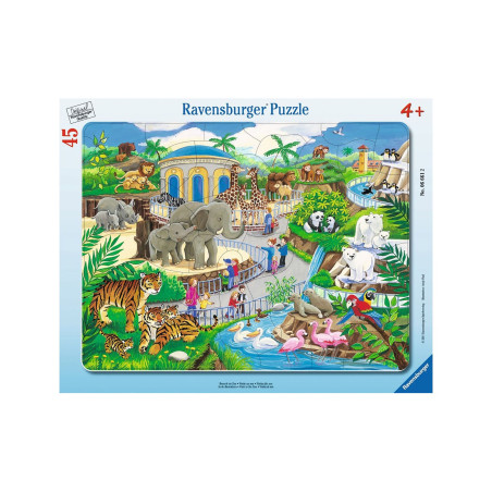 Puzzle Vizita La Zoo, 45 Piese