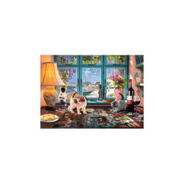 Puzzle Birou Cu Piese De Puzzle, 1000 Piese