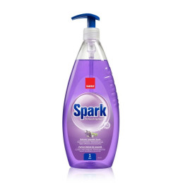 Detergent de vase Sano Spark, lavanda, 1l, cu dispenser