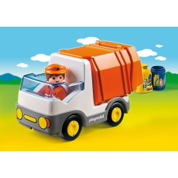 Playmobil - 1.2.3 Camion Deseuri