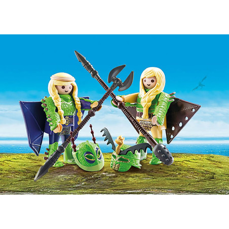 Playmobil - Raffnut Si Taffnut In Costume De Zbor