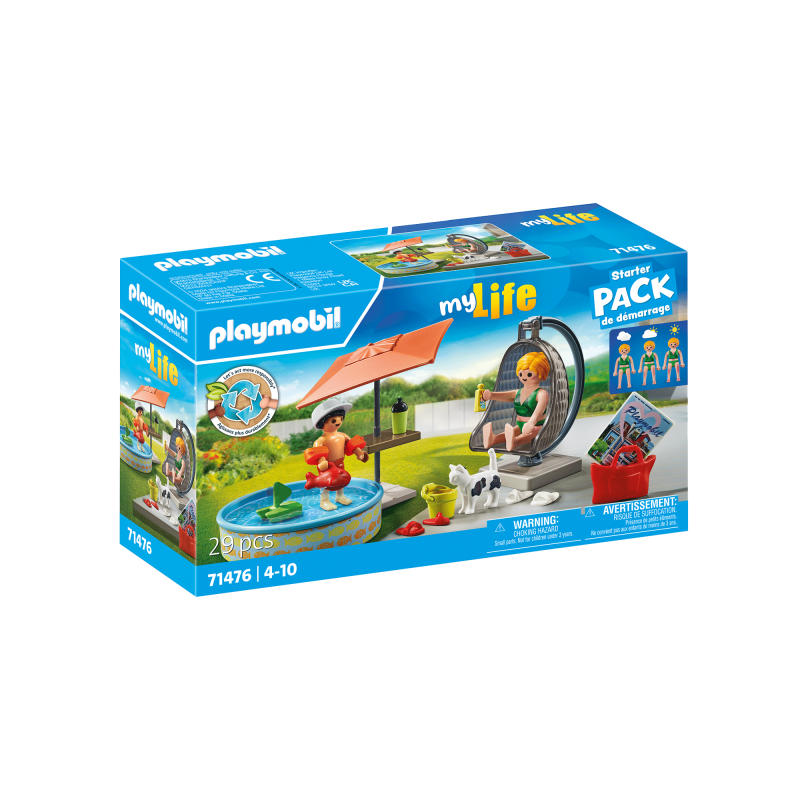 Playmobil-DISTRACTIE LA PISCINA IN CURTE