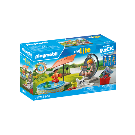 Playmobil-DISTRACTIE LA PISCINA IN CURTE