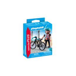 Playmobil-FIGURINA CICLISTUL PAUL