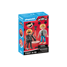Playmobil-MIRACULOUS ADRIEN SI CAT NOIR