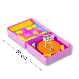 Figurina 44 Cats Milady 7,7 cm cu Microfon si Chitara Bass