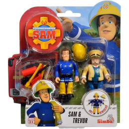 Set 2 figurine Pompierul Sam Simba Toys