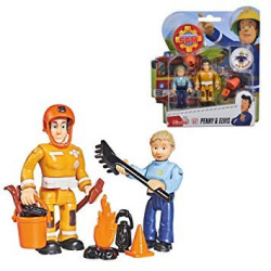 Set 2 figurine Penny si Elvis, Pompierul Sam Simba Toys